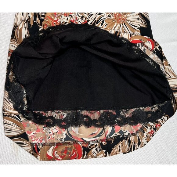 Trina Turk Shift Dress Pleated Spellbound Floral Sleeveless Size 10 Tropical - Picture 10 of 14